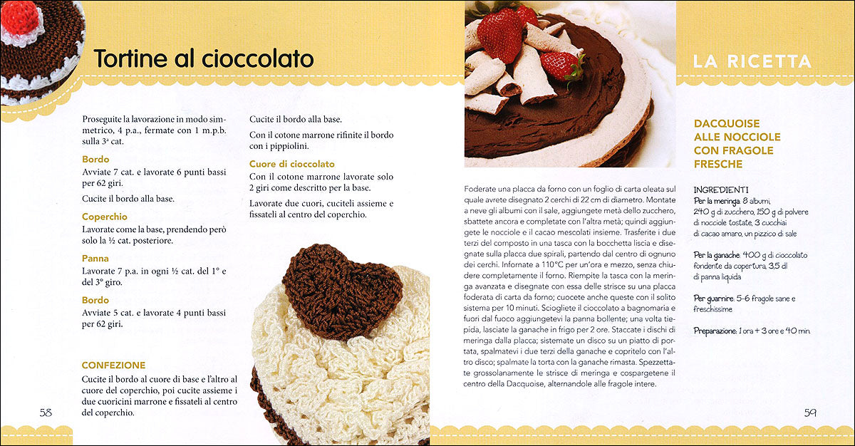 Cake design all'uncinetto