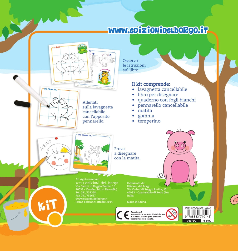 Kit. Corso di disegno pratico::Con tutto ciò che serve ai bambini per imparare a disegnare!