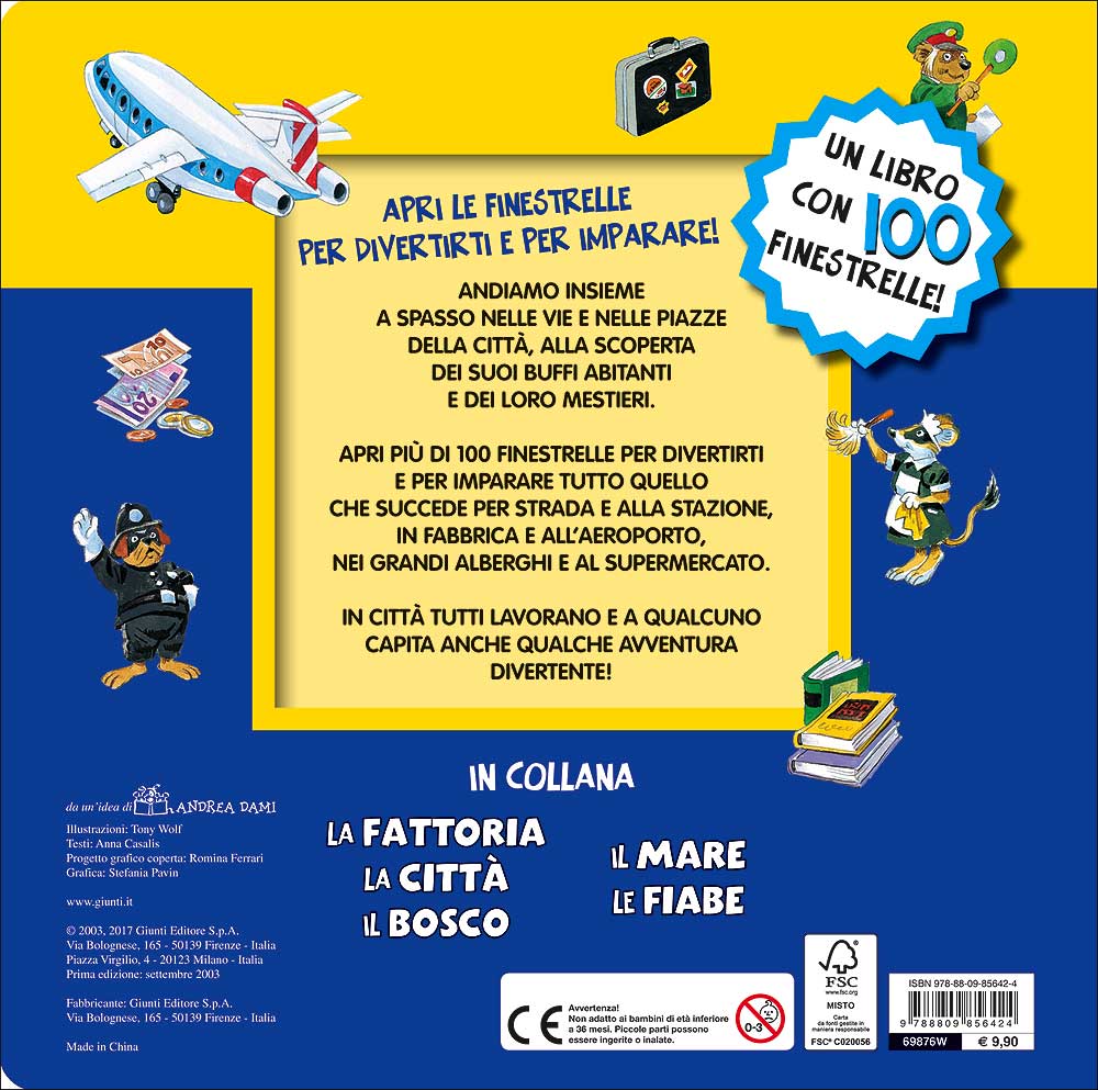 La Città::Un libro con 100 finestrelle!