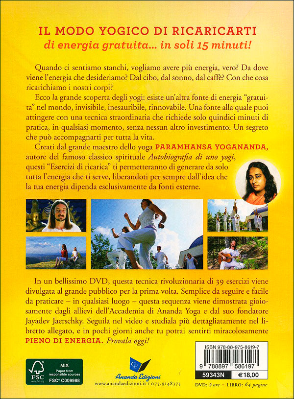 Gli esercizi di ricarica di Paramhansa Yogananda + DVD::Come trasformare corpo, mente e anima con l'energia vitale