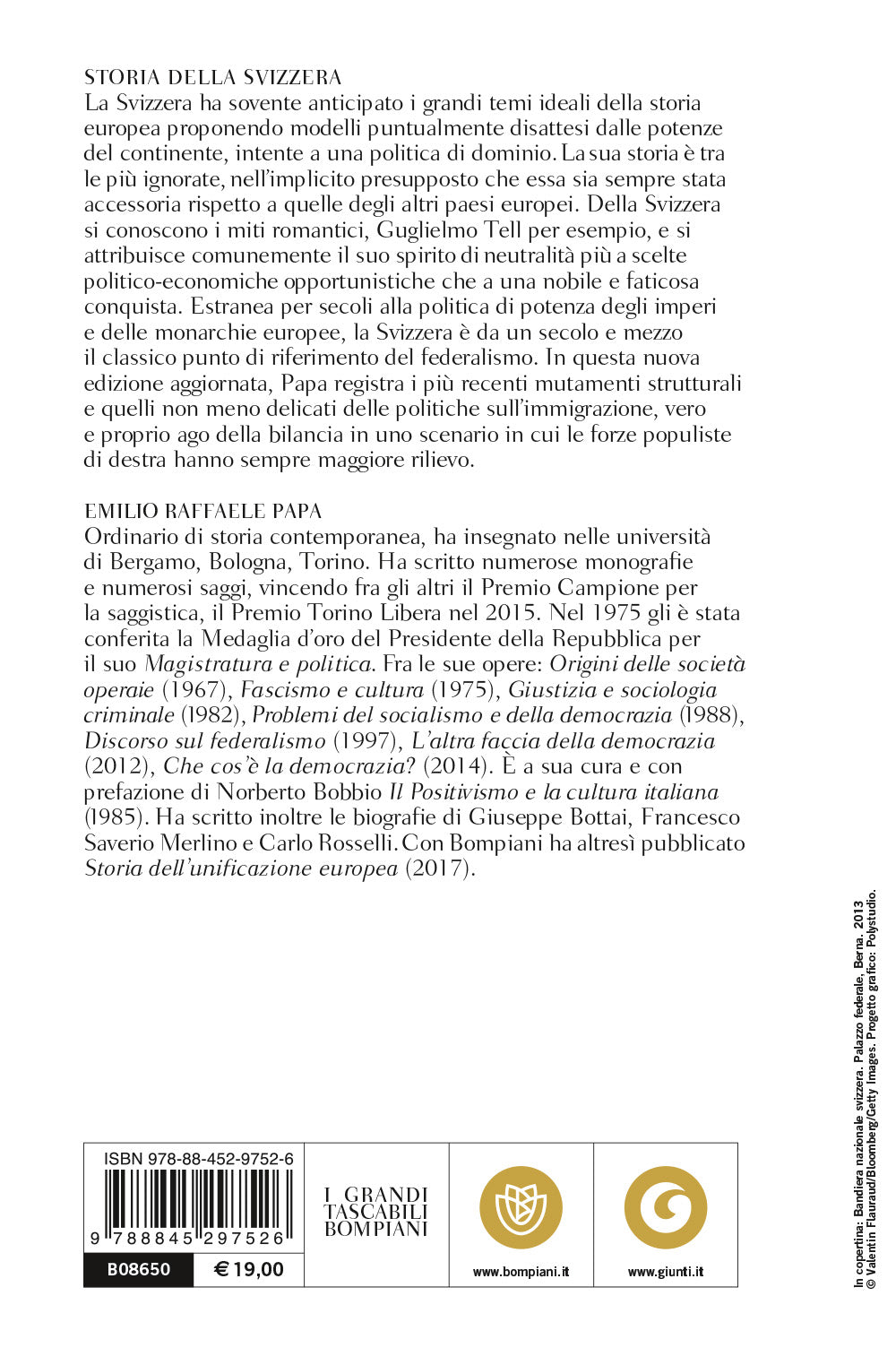 Storia della Svizzera::Dall'antichità a oggi, origini e sviluppo del federalismo elvetico - Nuova edizione aggiornata