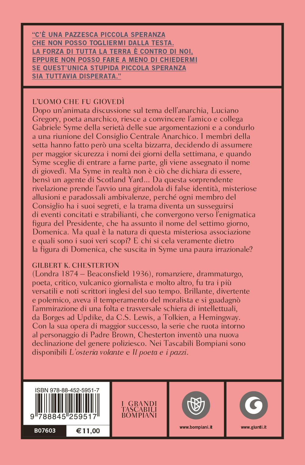 L' uomo che fu giovedì