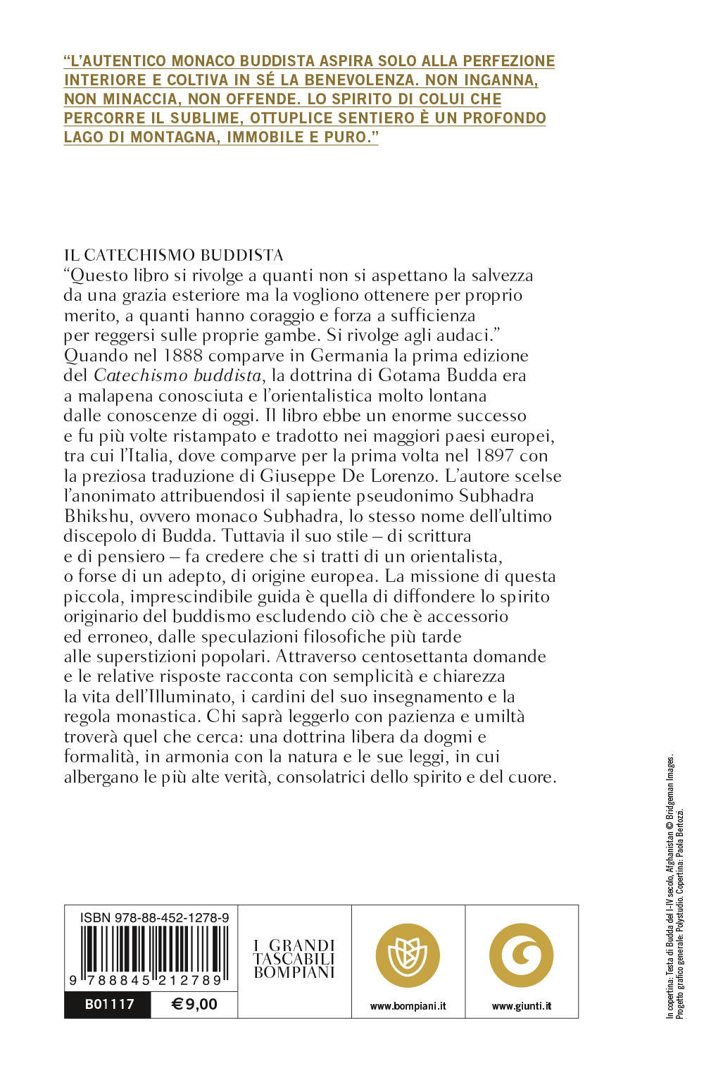 Il catechismo buddista