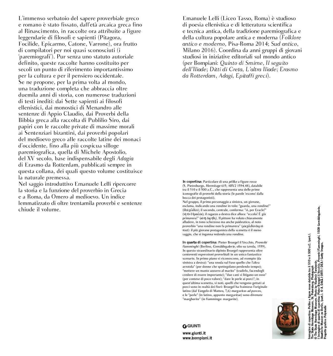 Proverbi, sentenze e massime di saggezza in Grecia e a Roma::Tutte le raccolte da Pitagora all'umanesimo