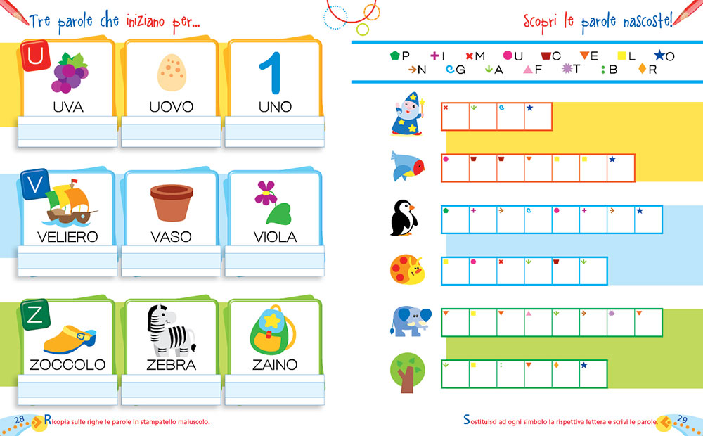 Imparo a scrivere in stampatello maiuscolo e minuscolo