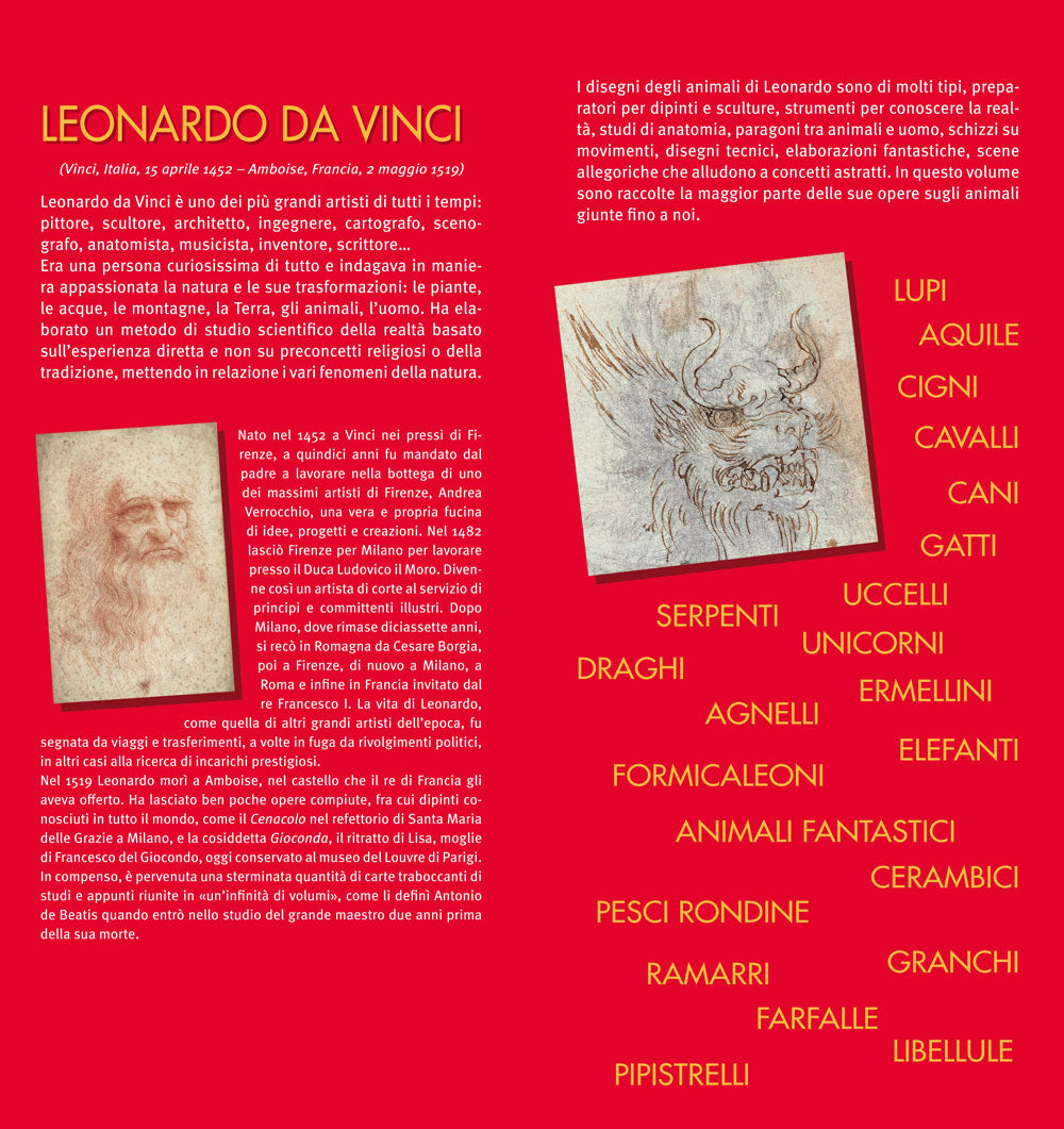 Leonardo da Vinci. Animali, draghi e creature fantastiche