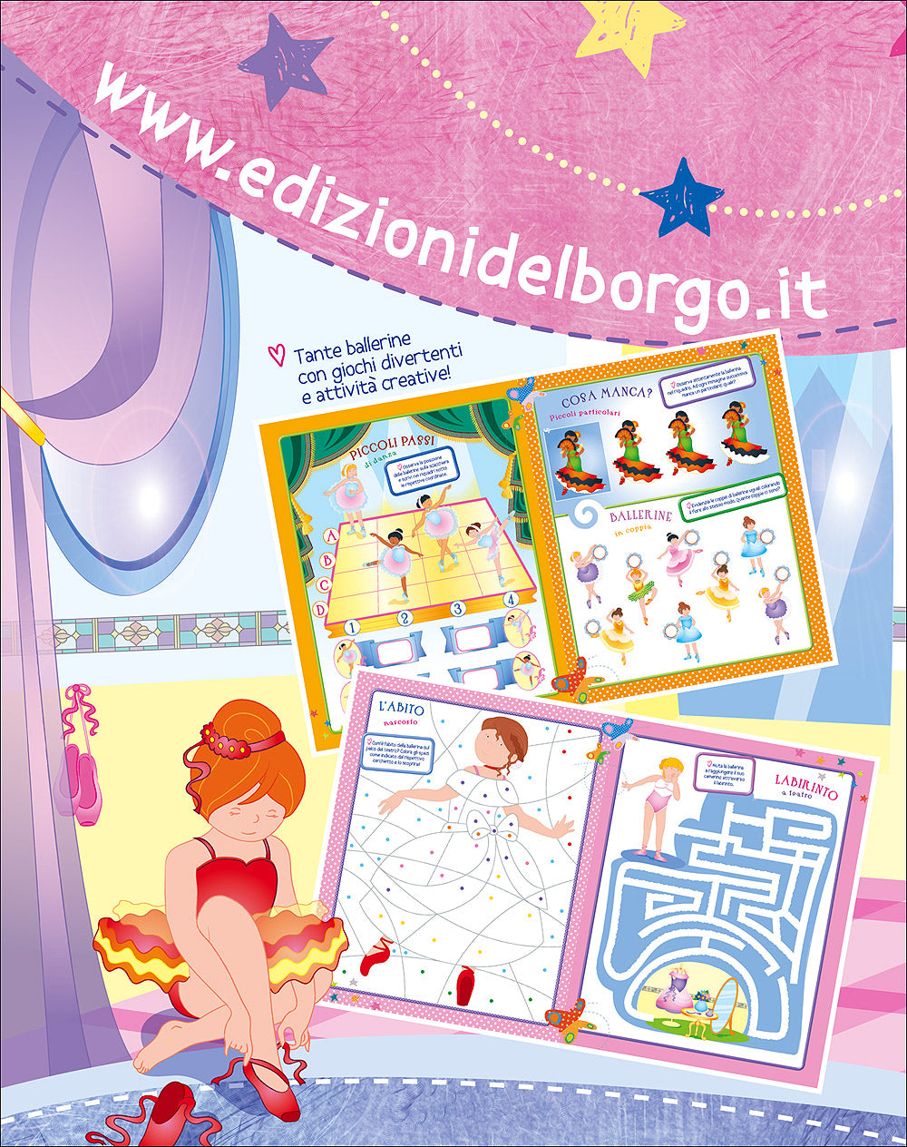Fare giocare con le Ballerine::Con tanti stickers