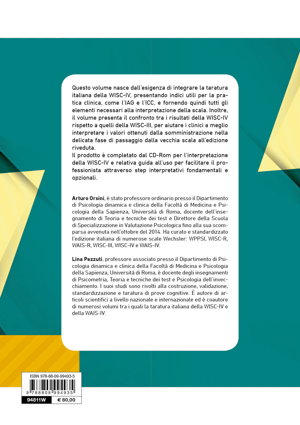 L'interpretazione clinica della WISC-IV alla luce della taratura italiana