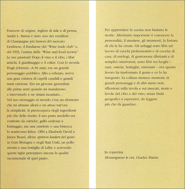 24, Mark Lane::Memorie di un maestro del vino e del cibo