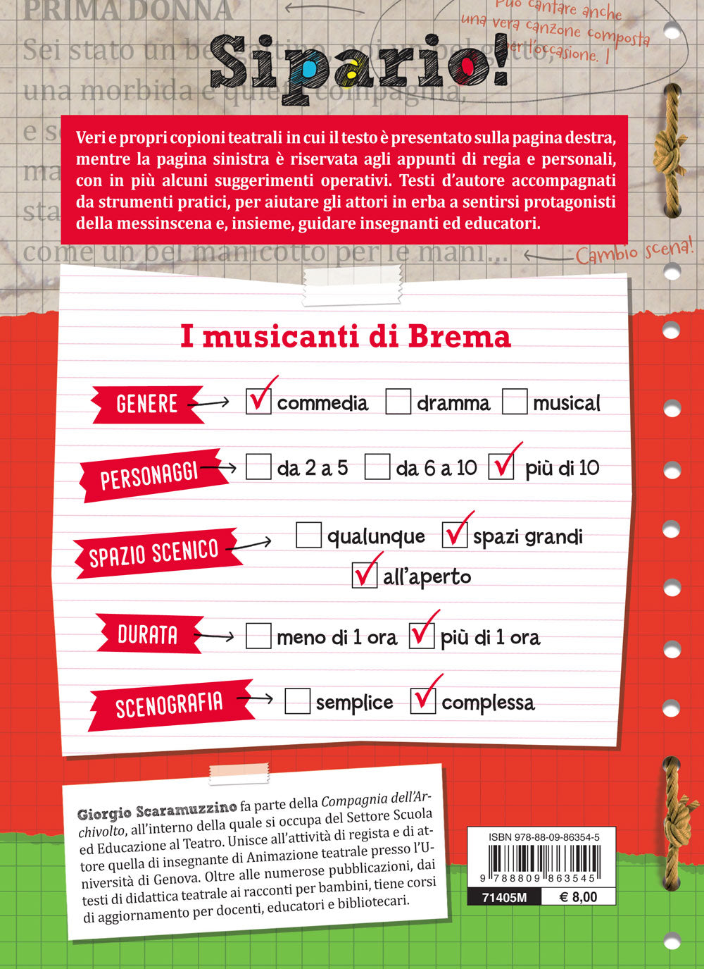 I musicanti di Brema::Dai Fratelli Grimm - Testi teatrali per attori in erba