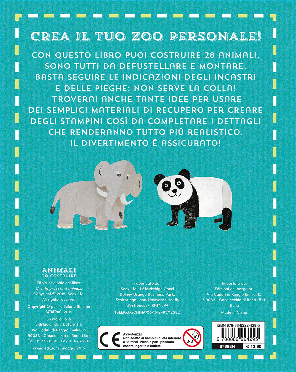 Animali da costruire::28 animali fantastici in 3D tutti da realizzare!