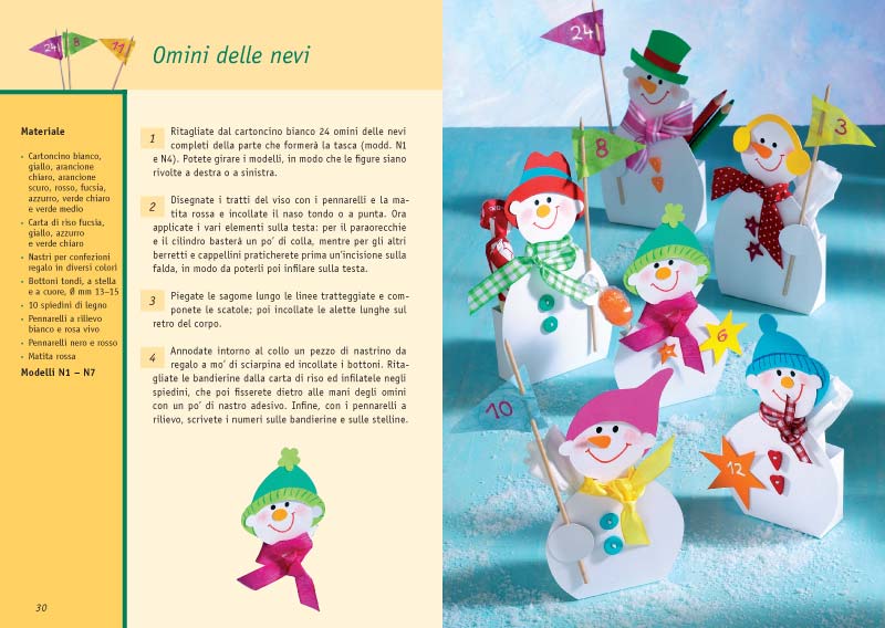 Semplici idee per il Natale e il calendario dell'Avvento