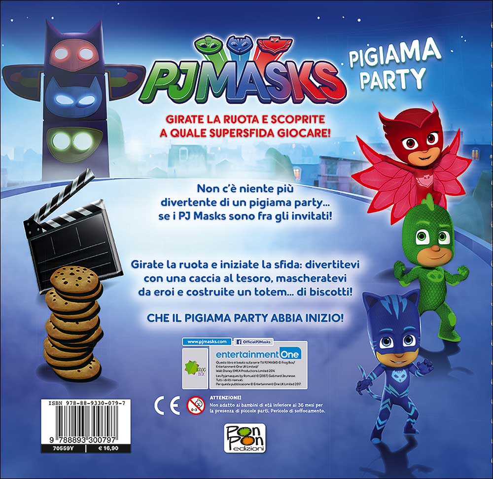 Pj Masks - Pigiama Party::Supersfide per feste da supereroi!