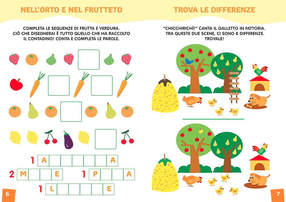 Mini enigmistica della fattoria