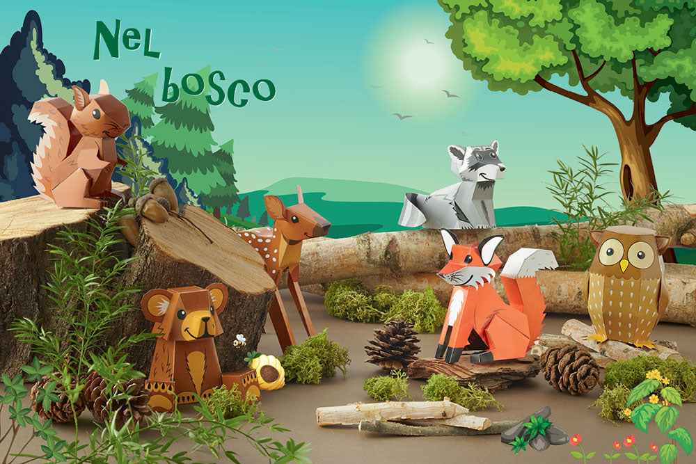 Animali di carta::Crea 24 animali in 3D