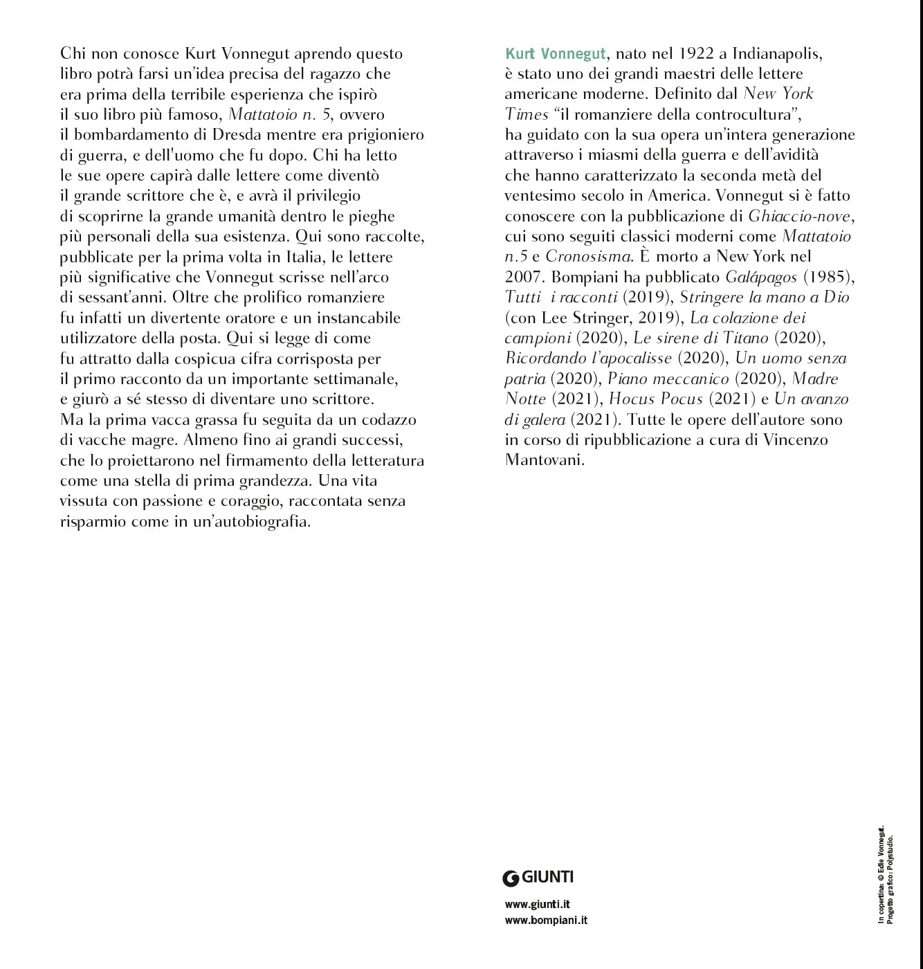 Tieniti stretto il cappello. Potremmo arrivare molto lontano::Lettere