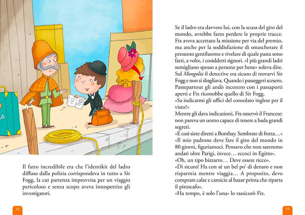 Il giro del mondo in 80 giorni::Adattamento a misura di bambino