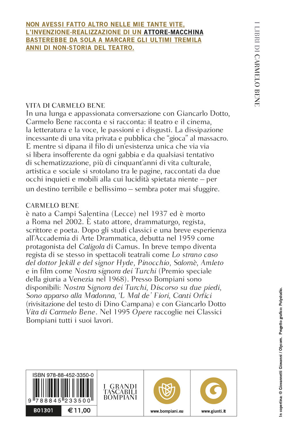 Vita di Carmelo Bene