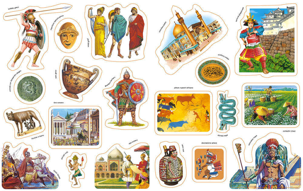 Le grandi civiltà::Con tanti sticker