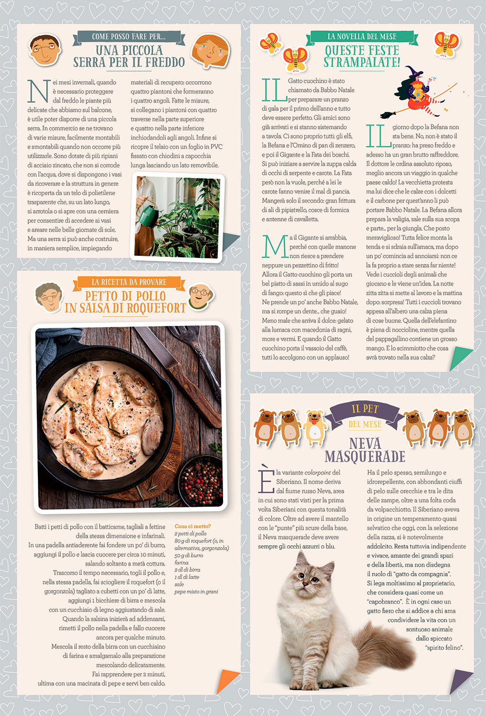 Calendario della Famiglia 2024 da parete (26.5 x 38.5 cm)