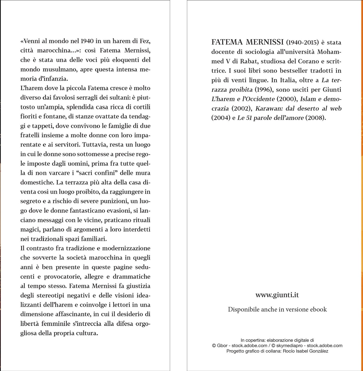 La terrazza proibita::Vita nell’harem