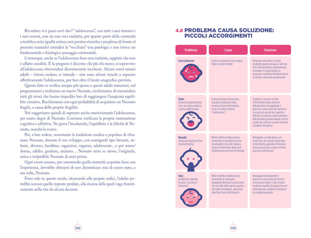 Neonato. Istruzioni per l'uso