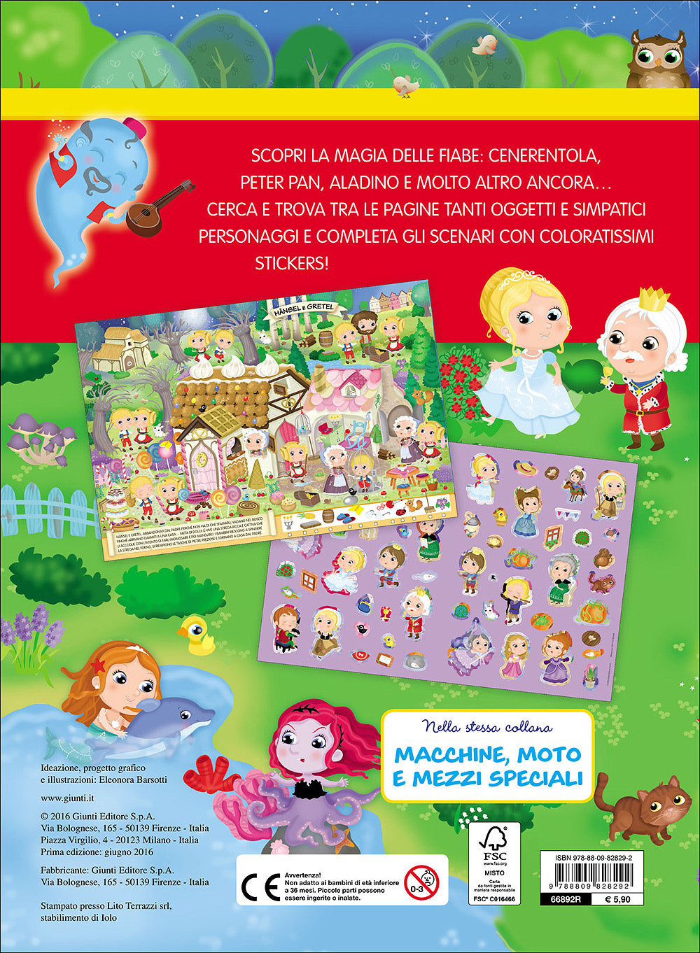 Nel mondo delle Fiabe::Un libro pieno di cose da scoprire e tanti stickers