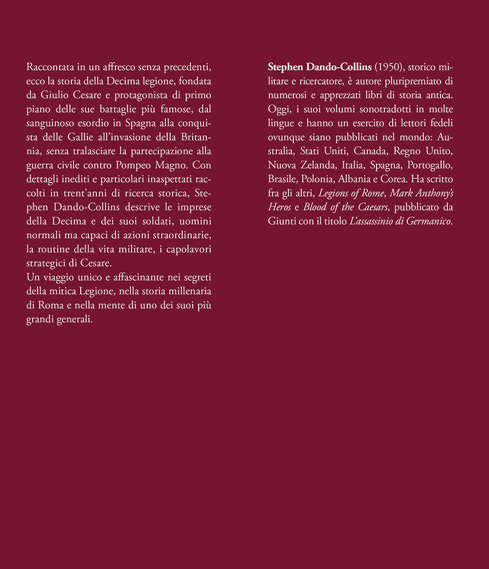 La Legione di Cesare::Le imprese e la storia della decima legione dell'esercito romano