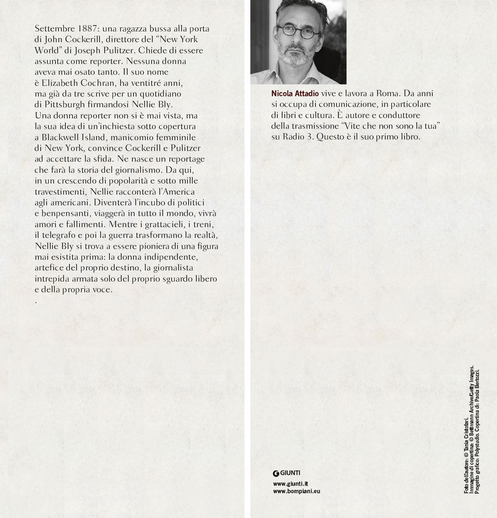 Dove nasce il vento::Vita di Nellie Bly - A free American girl