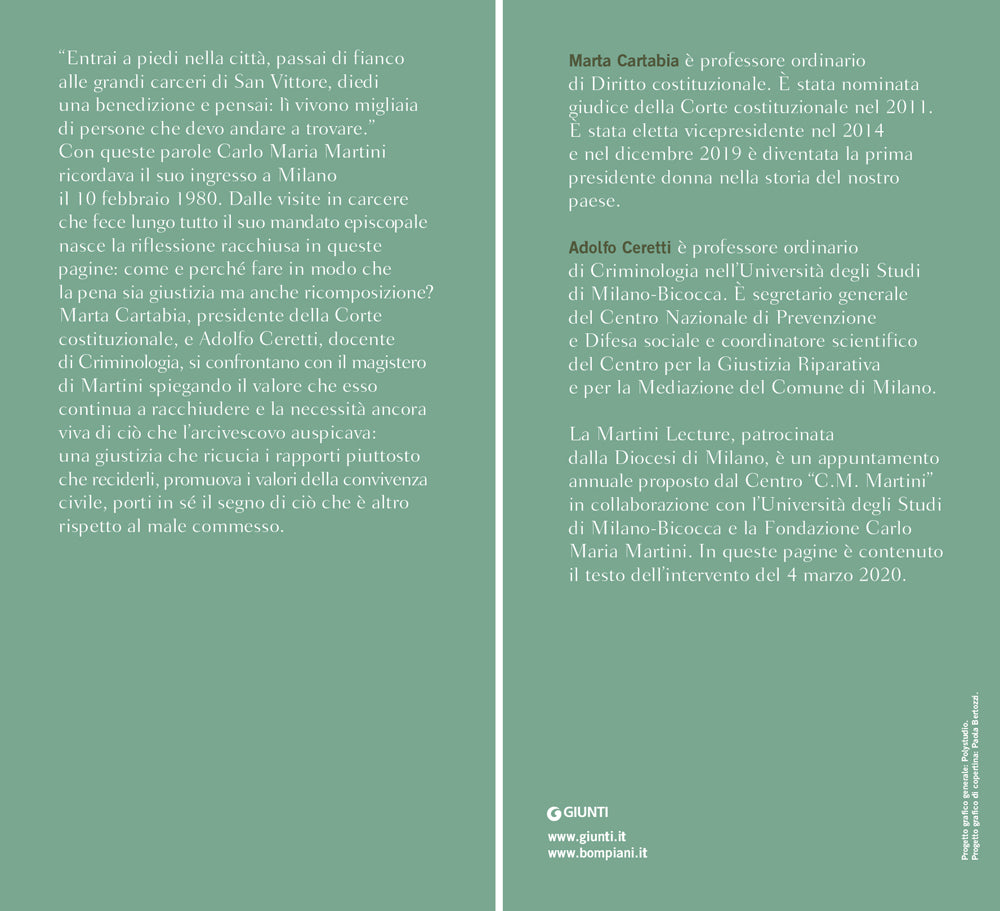 Un'altra storia inizia qui::La giustizia come ricomposizione