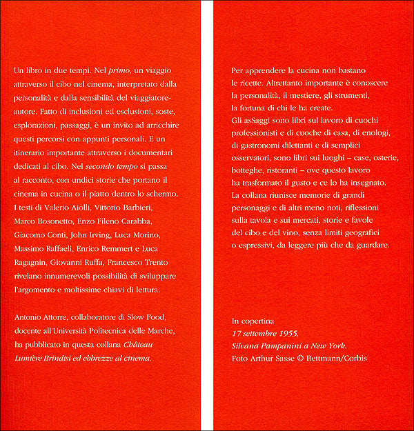 Schermo piatto::Il cinema interpreta il cibo. Con undici racconti inediti