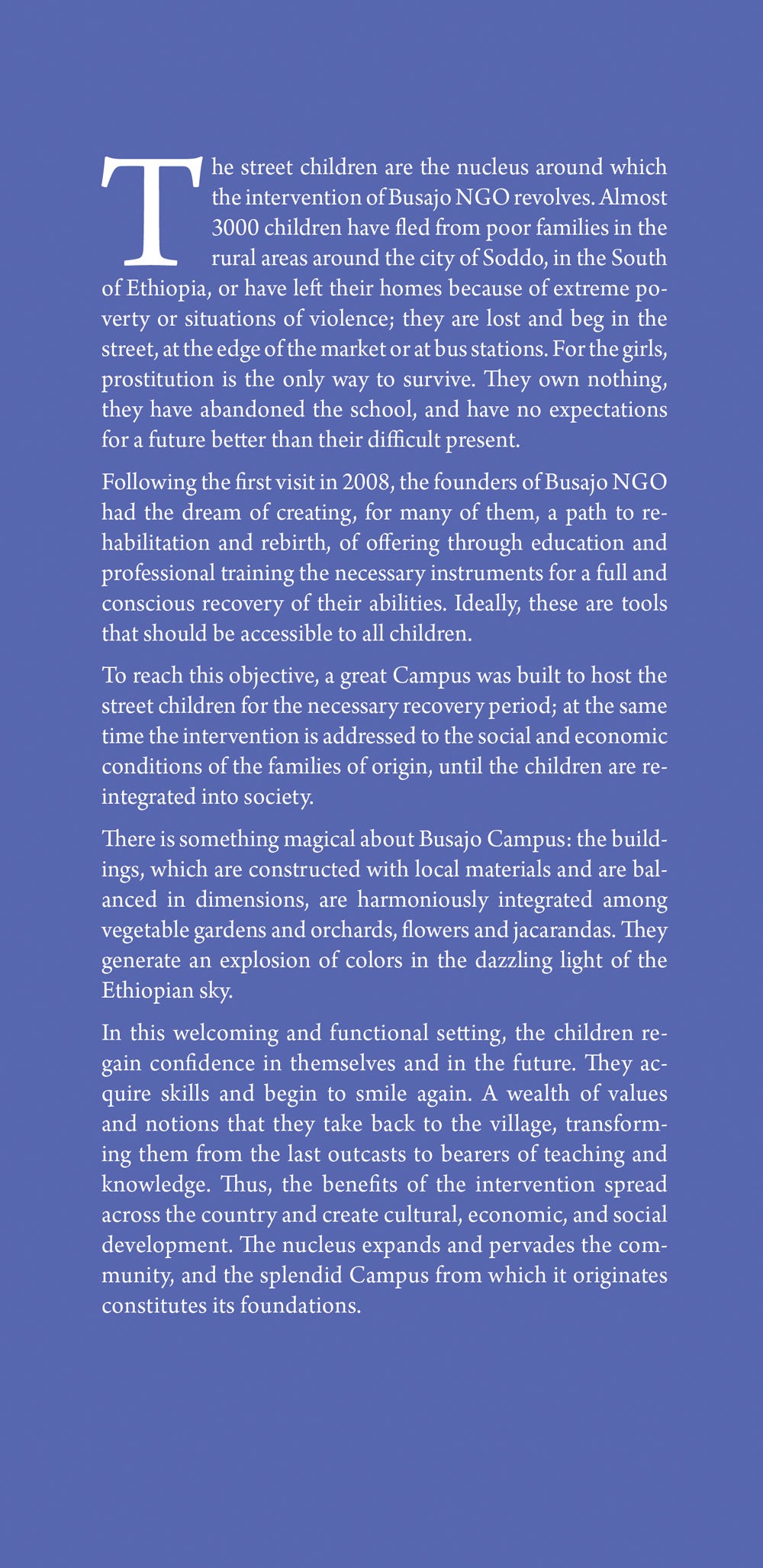 Busajo::Children who look far away