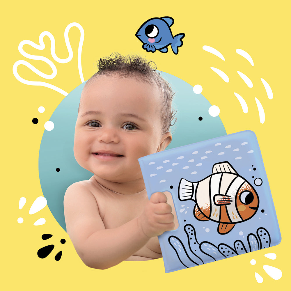 Acquacadabra - Pesce::Immergi il libro nell'acqua e i colori appariranno come per magia!