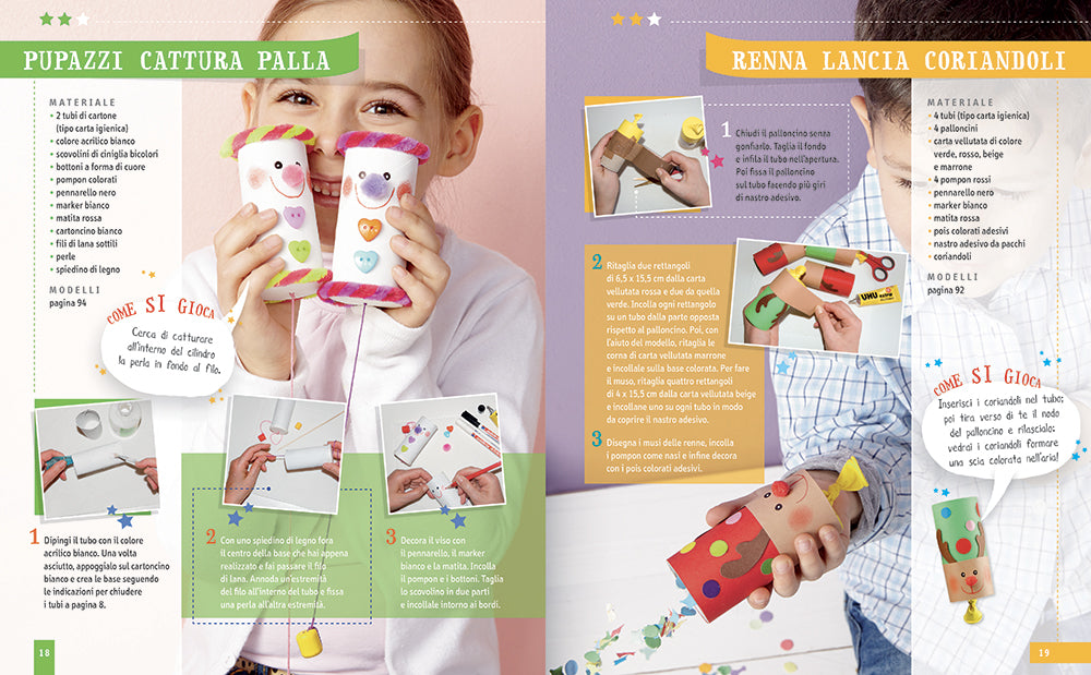 Idee creative per il Natale con materiale di recupero::Tante idee per creare oggetti natalizi e addobbi, riciclando in allegria!