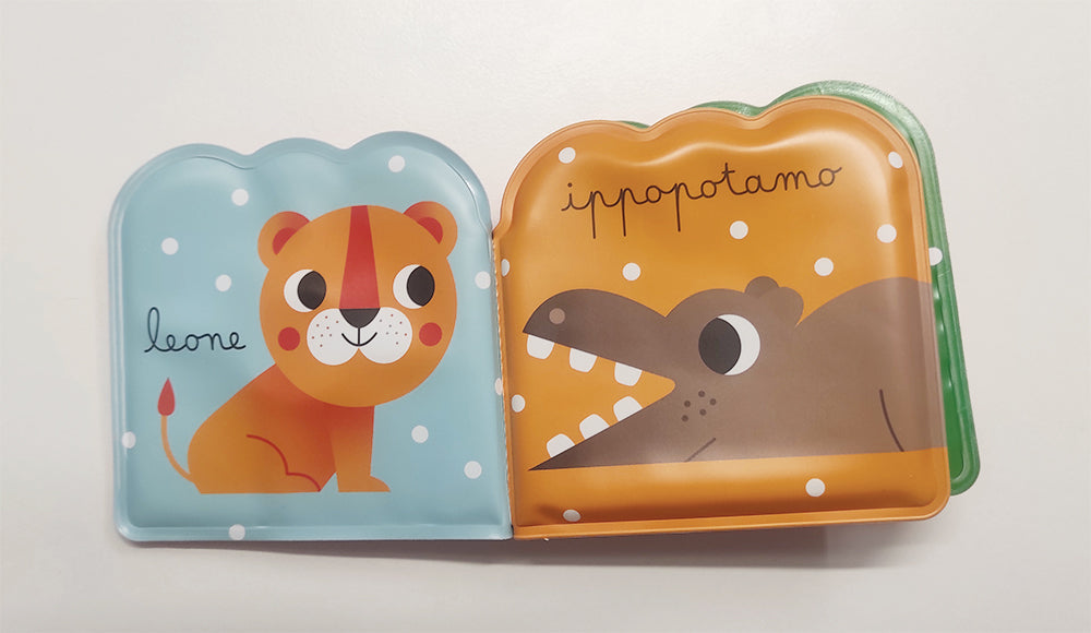 Libri bagno - Gli animali selvaggi::Tre divertenti libri bagno per giocare!