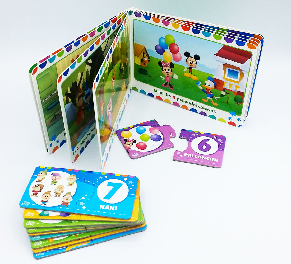 Puzzle Leggi e Gioca - Numeri::Un libro e 20 tessere per giocare