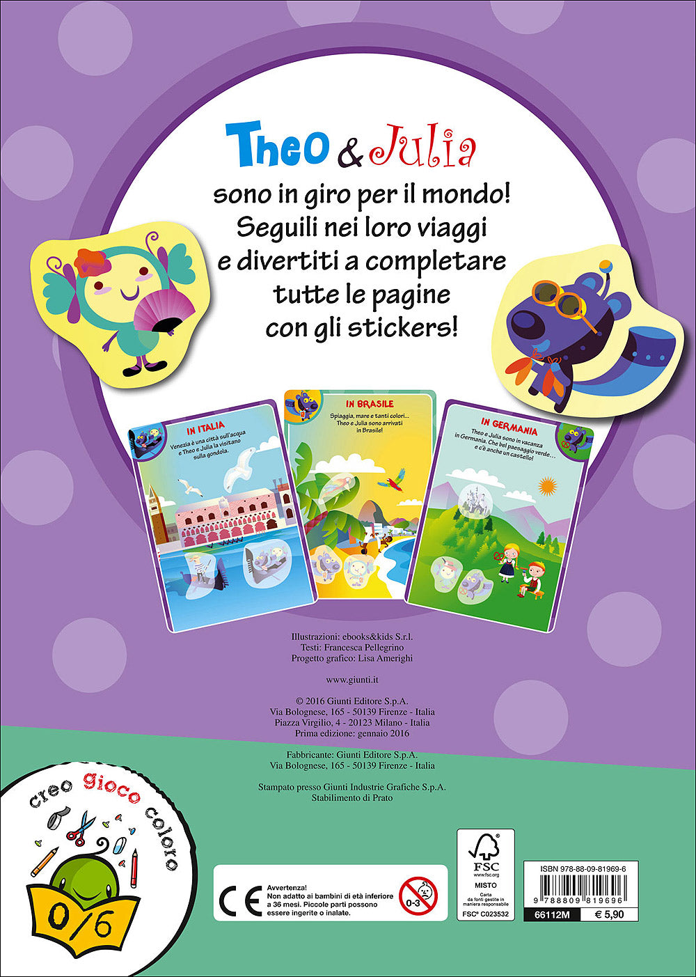 Theo & Julia - Albo Stickers