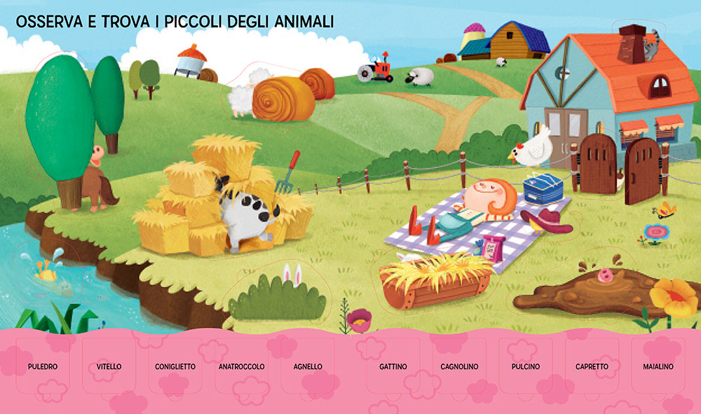 La fattoria::Apri le finestrelle e scopri le parole della fattoria! - Con più di 160 finestrelle