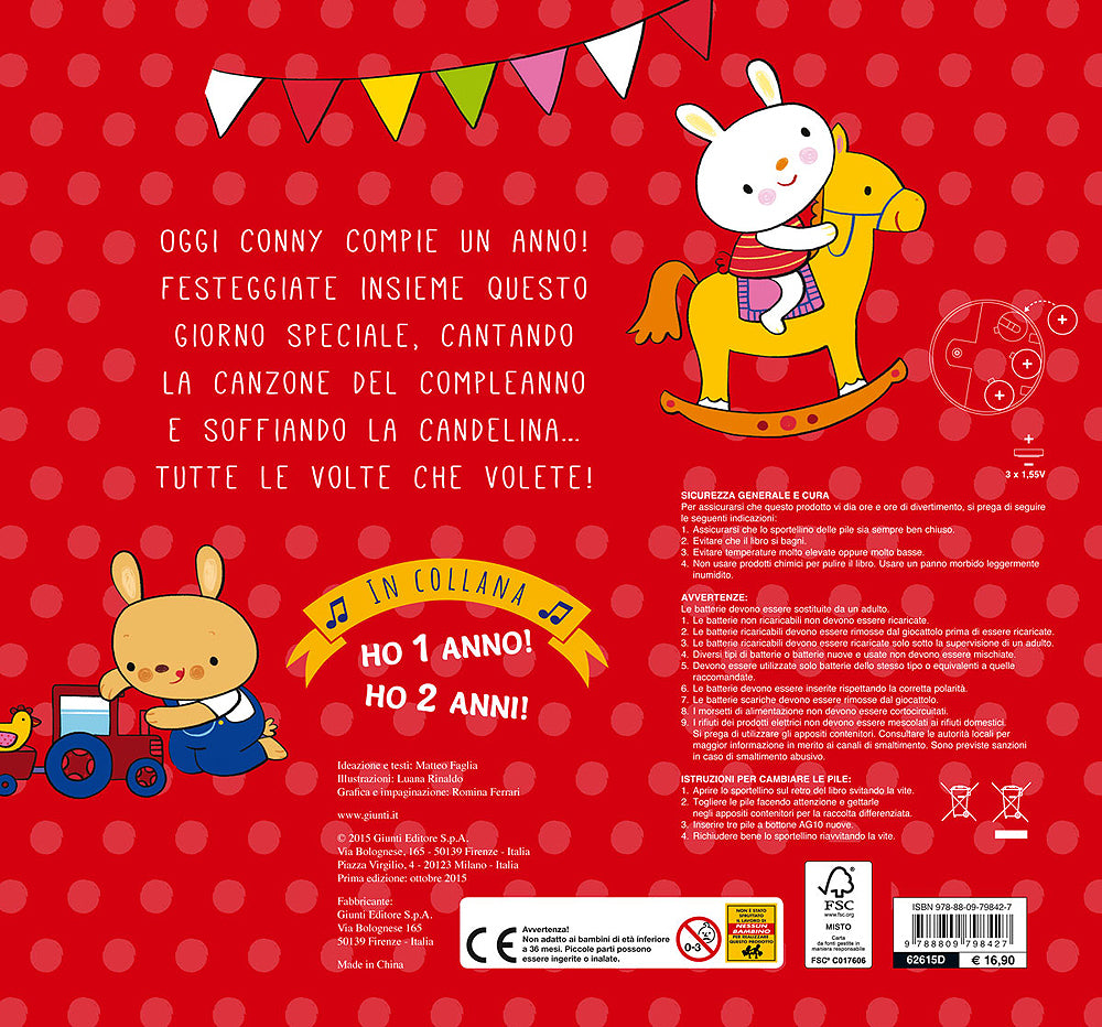 Ho 1 anno!::Con un pulsante sonoro e una sorpresa finale!