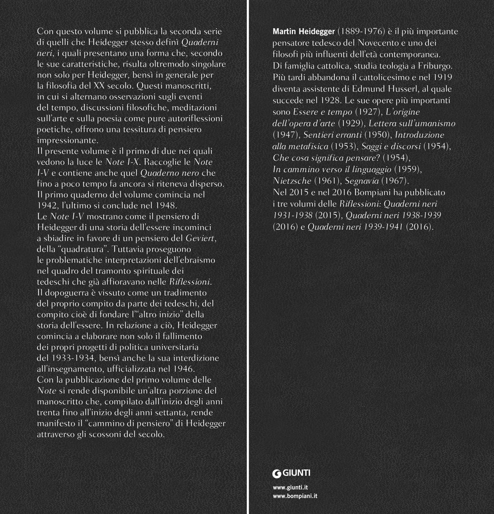 Note I-V::(Quaderni neri 1942-1948)