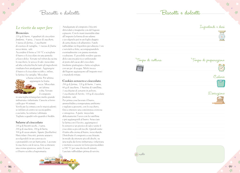 Il mio ricettario di casa. Dolci e dessert::Per raccogliere le mie ricette più buone