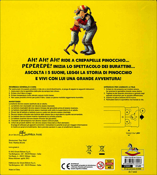 Pinocchio::Fiabe premi & ascolta