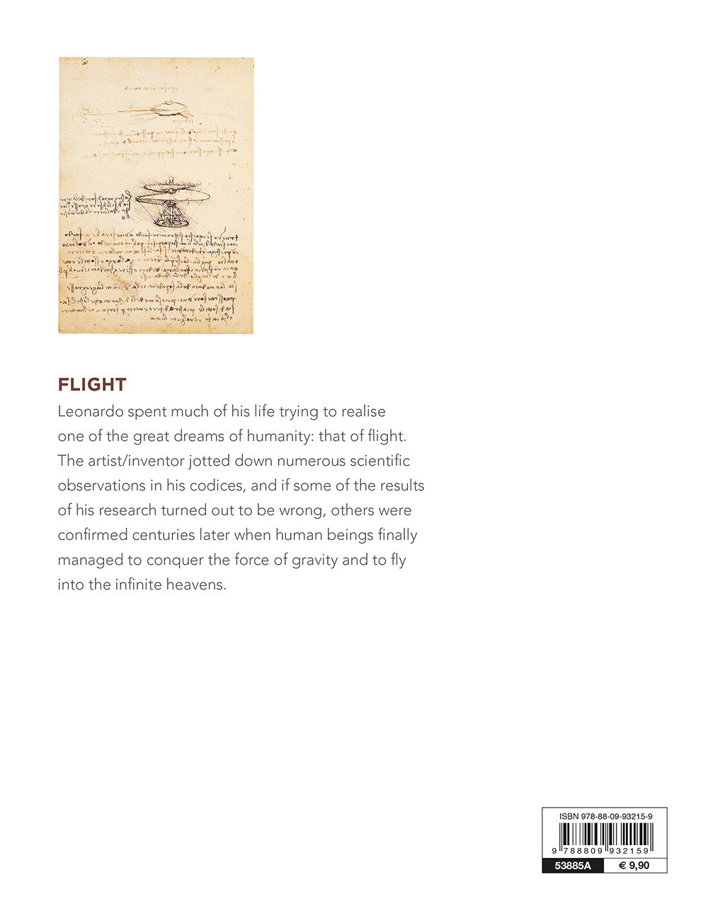 Flight::Leonardo da Vinci. Artist / scientist