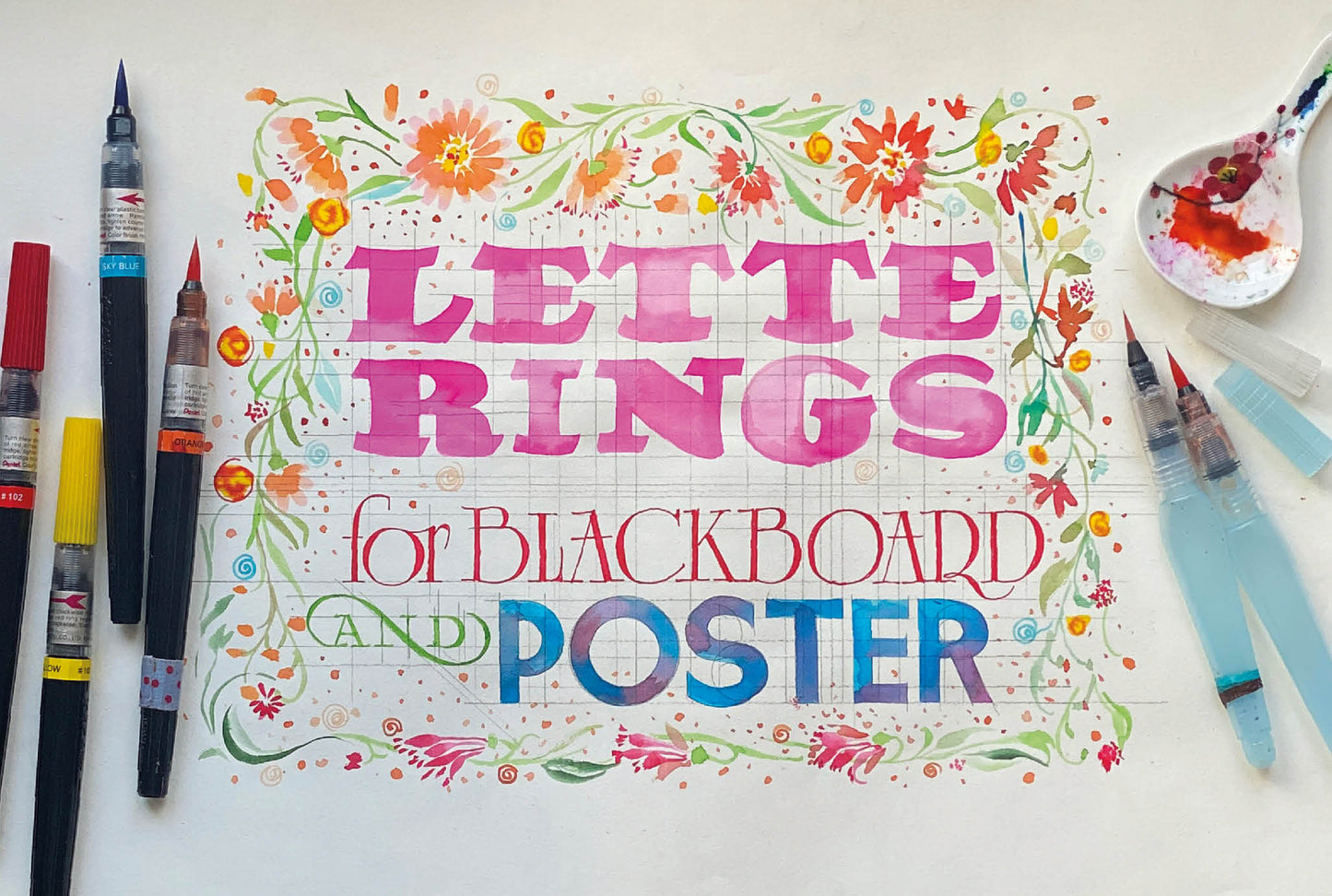 Lettering creativo::Alfabeti, tecniche e ispirazioni per principianti ed esperti.