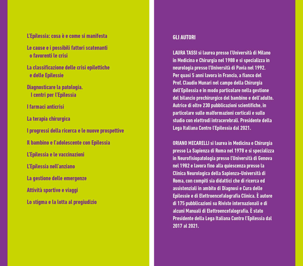Vivere con l'epilessia::Cos'è - Le cause - Cosa fare - Famiglia e società
