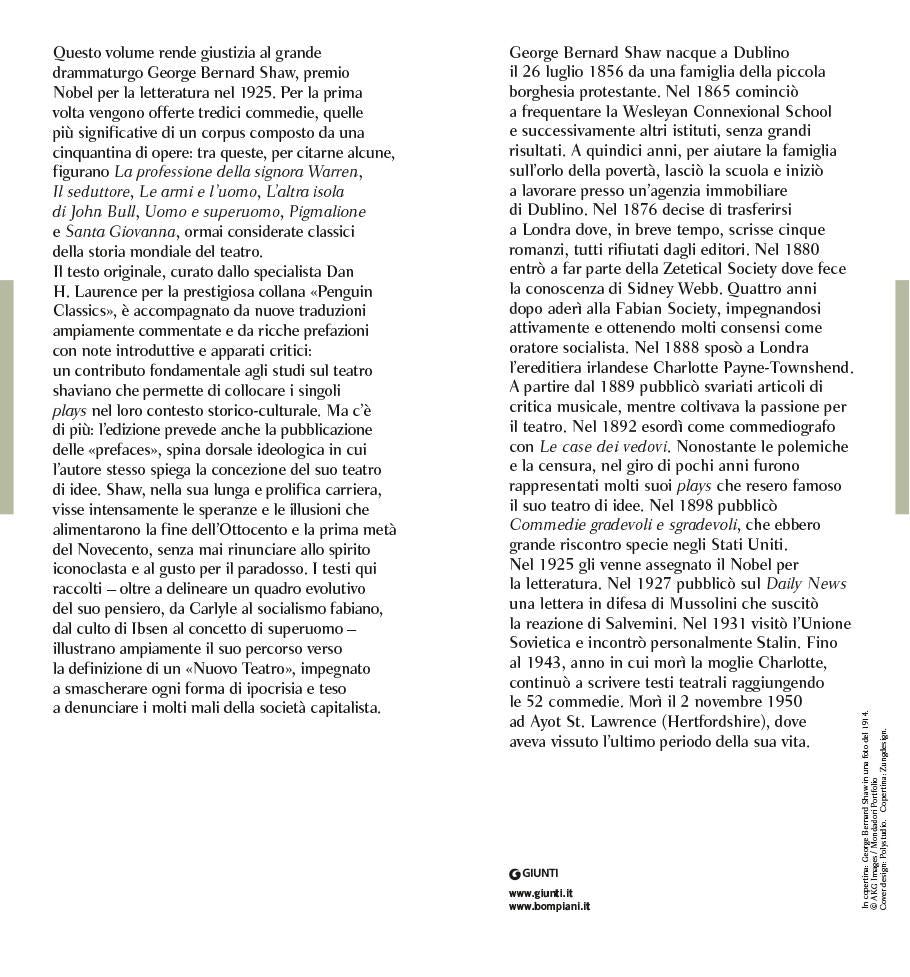 Teatro::Testo inglese a fronte