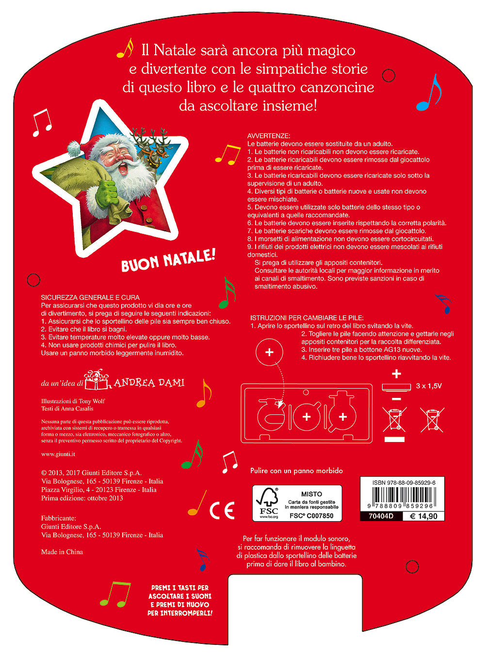 Il Libro del Natale::Un Libro con 4 canzoncine natalizie