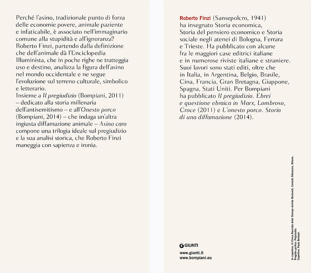 Asino caro::O della denigrazione della fatica