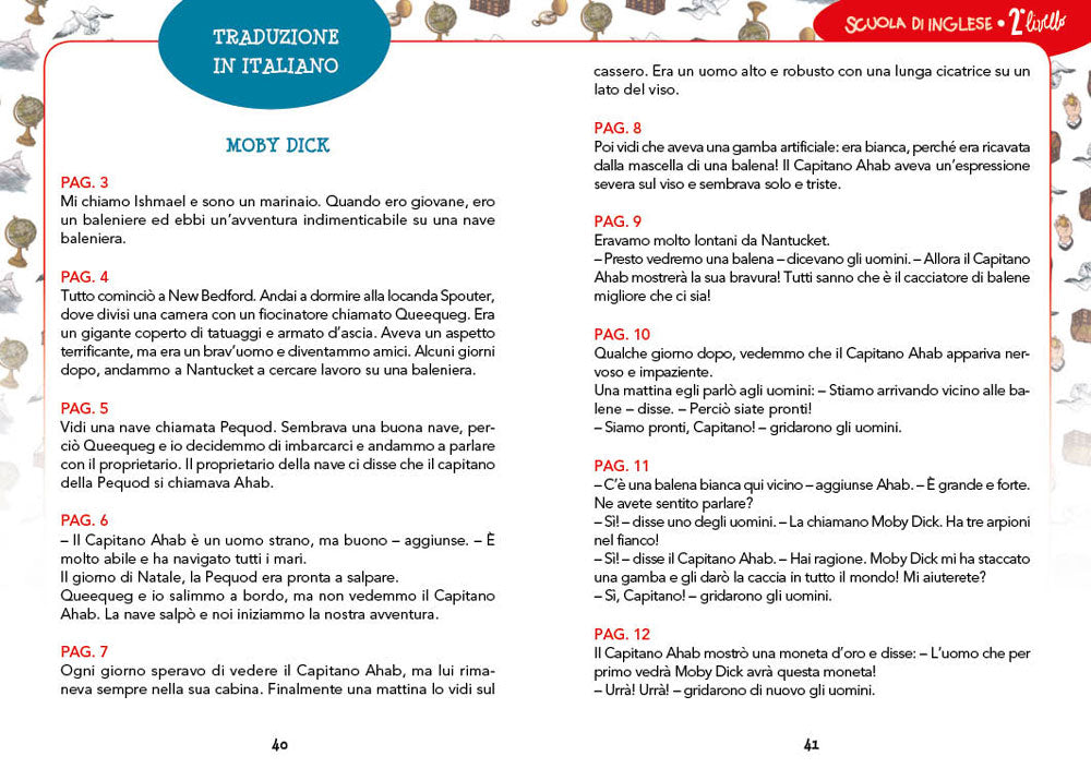 Moby Dick + CD::Con traduzione e dizionario