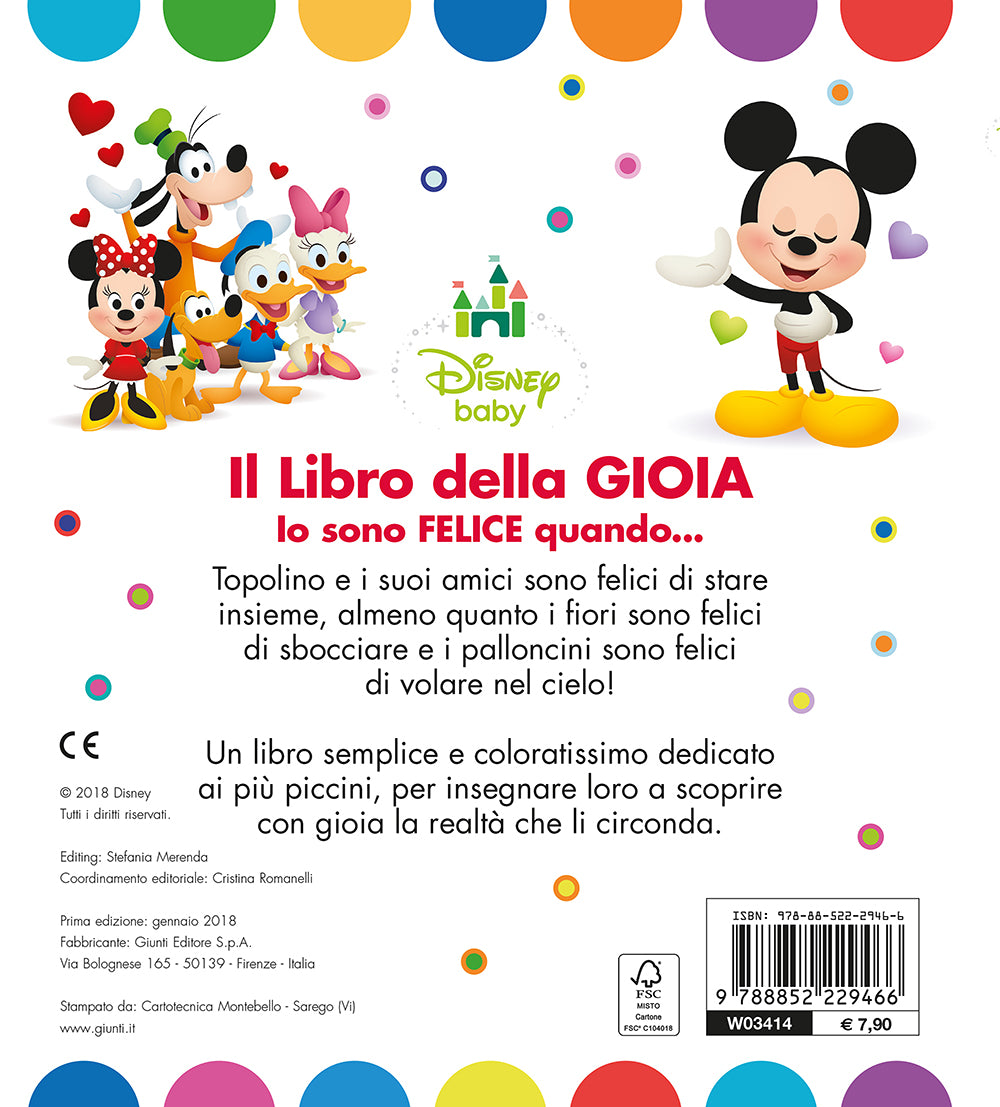 Disney Baby - Il Libro della Gioia::Io sono felice quando...
